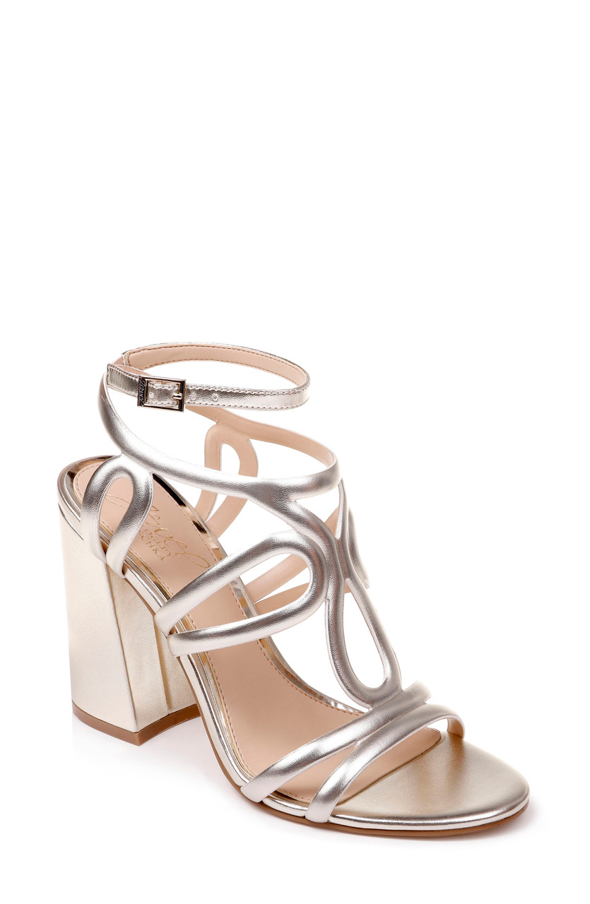 badgley mischka block heels