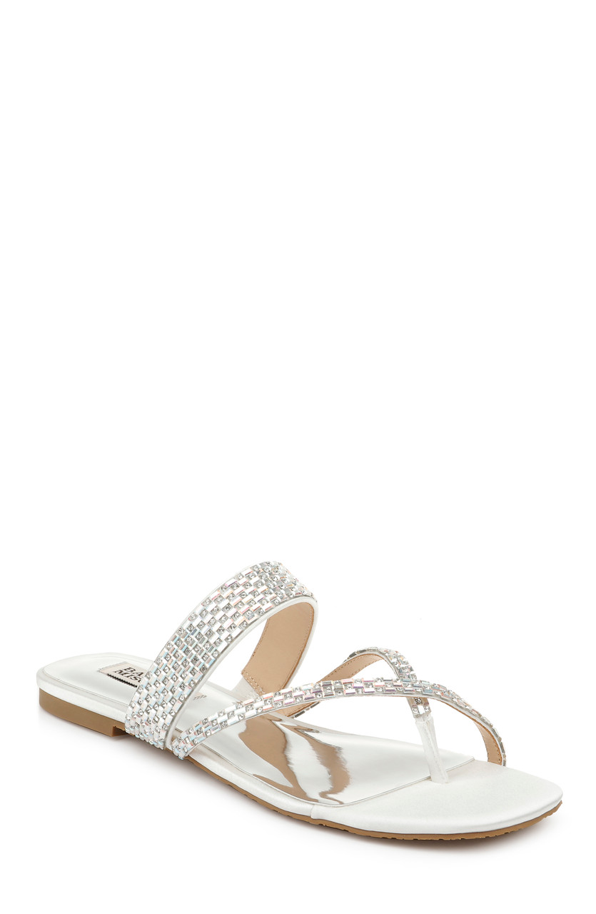 strappy beaded sandals