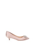 badgley mischka vail embellished kitten heel pump