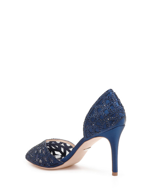 badgley mischka harris peep toe pump