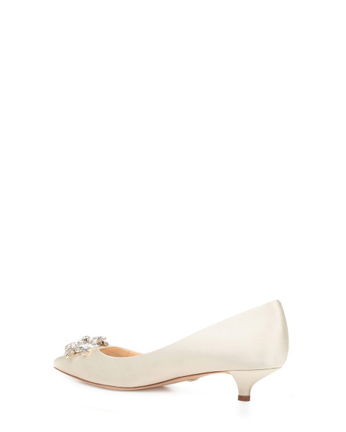 badgley mischka vail embellished kitten heel