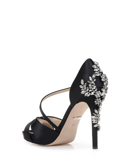 fame crystal embellished evening shoe