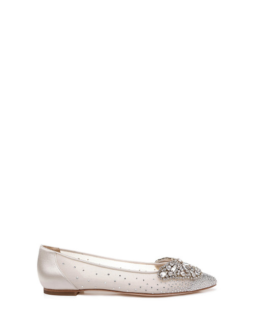 badgley mischka quinn flat