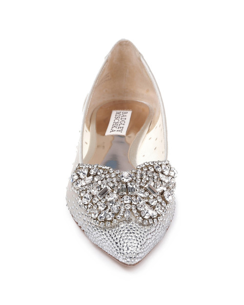 badgley mischka flat wedding shoes