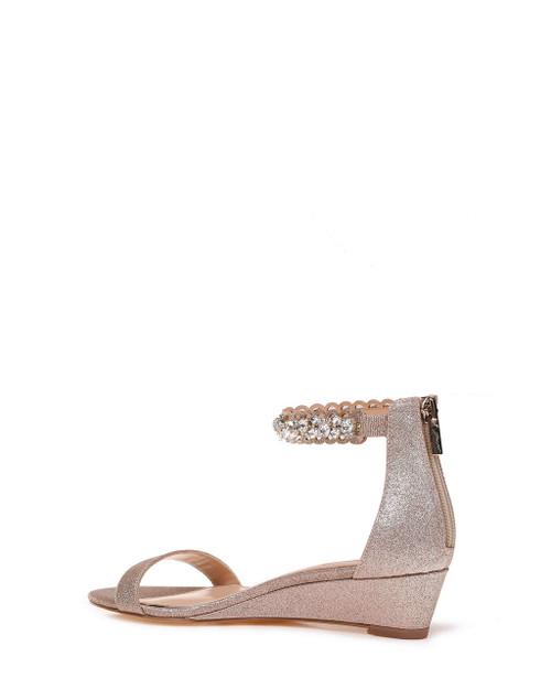 Ginger Embellished Strap Evening Shoe 