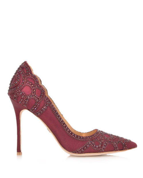 badgley mischka rouge embellished pumps