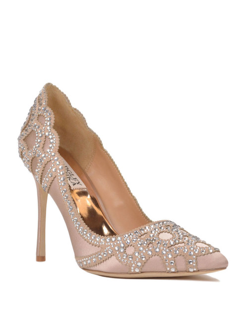 badgley mischka rouge embellished pumps