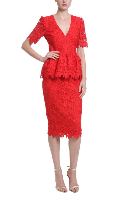 lace peplum dresses