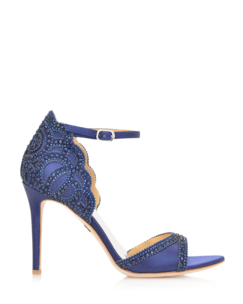 navy evening shoe