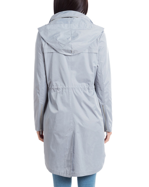 badgley mischka water repellent anorak with stowaway hood