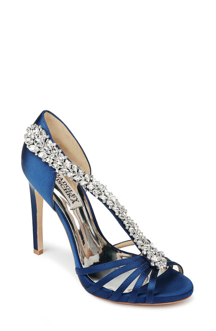 navy evening shoe