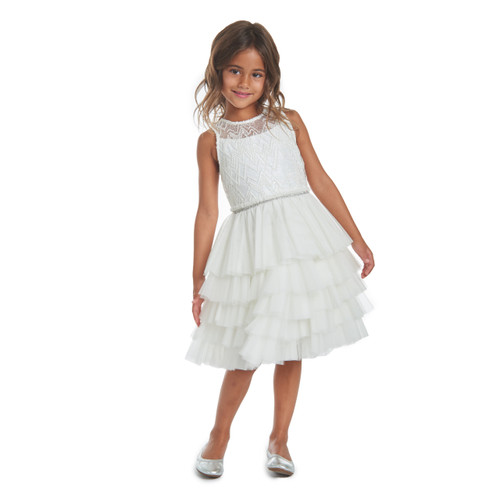 badgley mischka flower girl dress