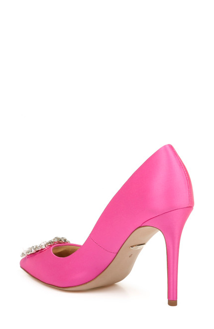 badgley mischka pink heels