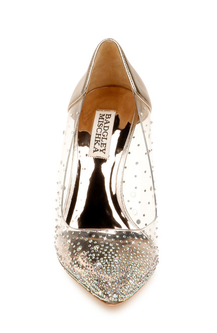 badgley mischka rhinestone shoes