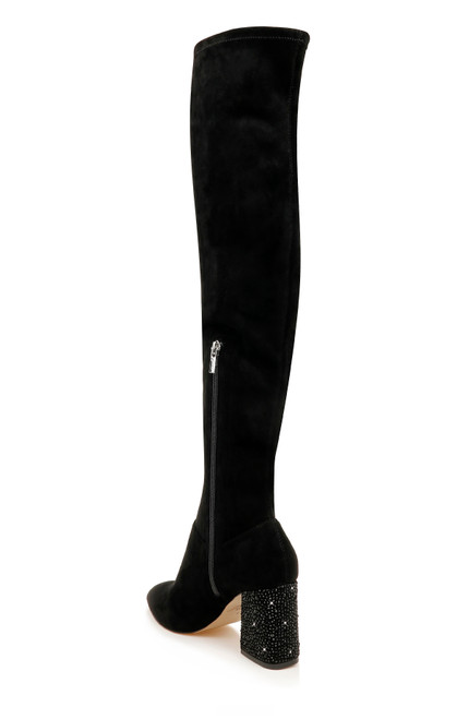 evans knee high boots