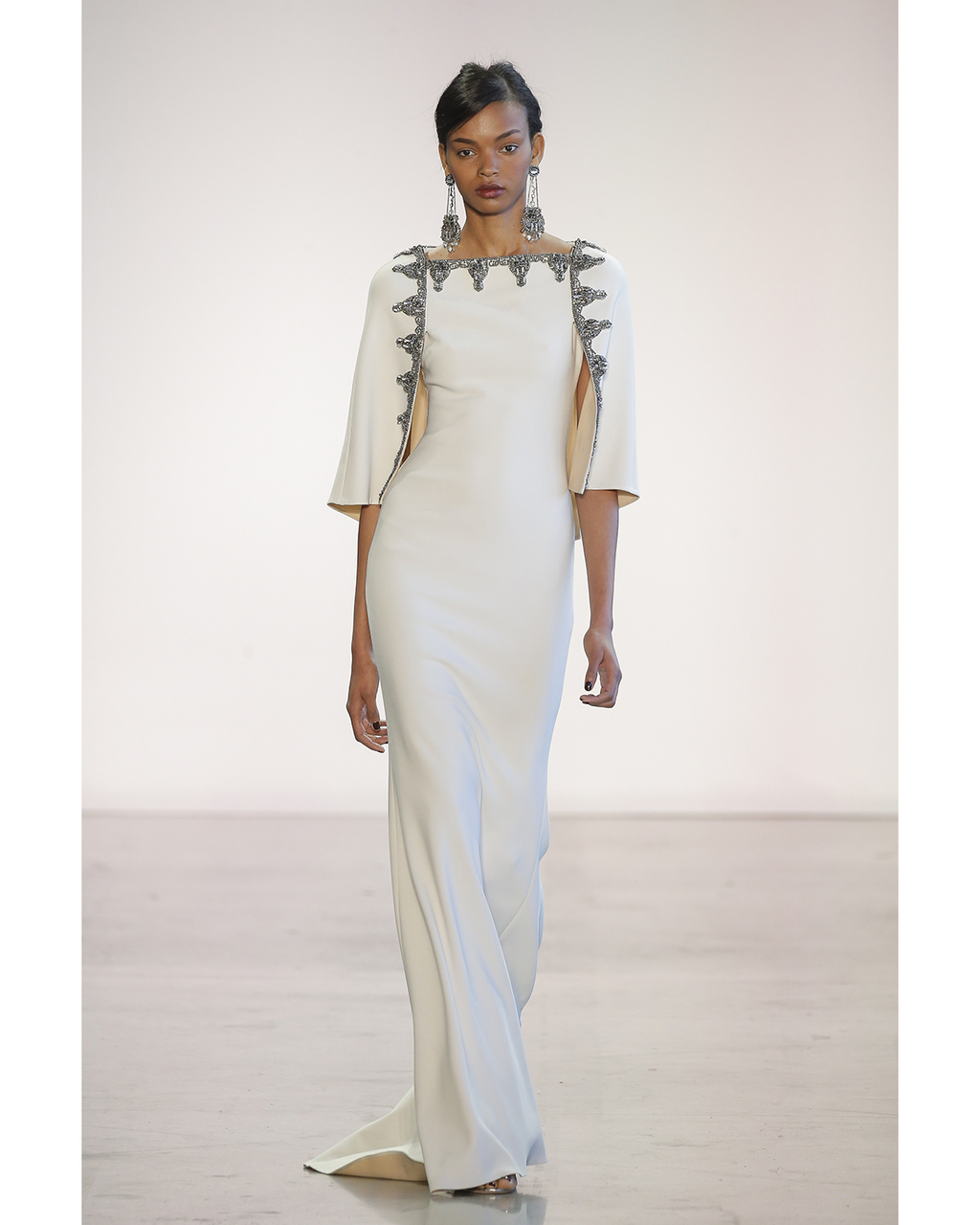 Badgley mischka cape dress Clearance