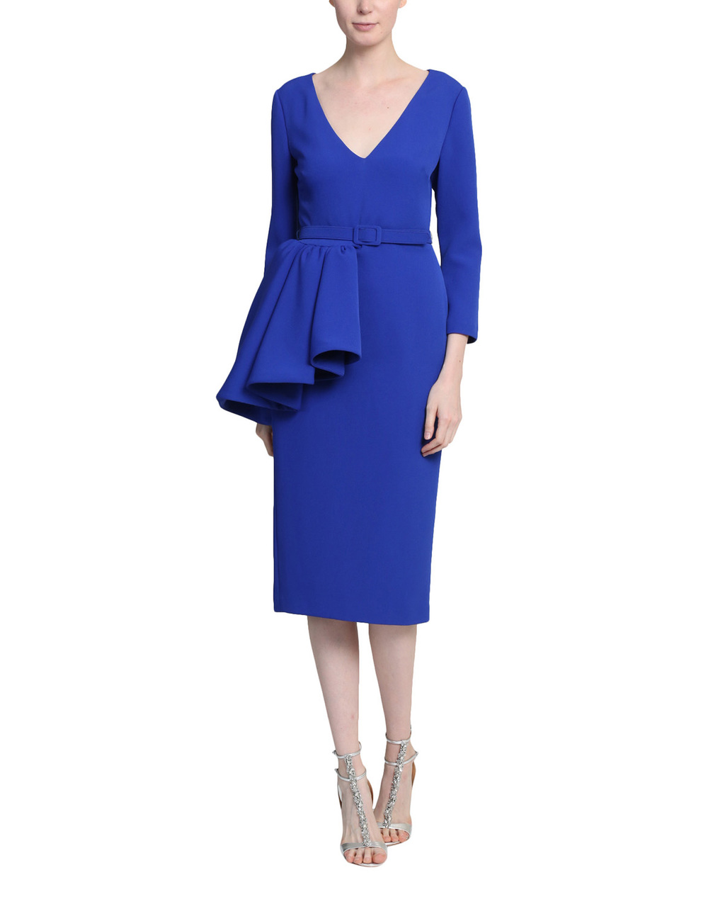 side peplum dress