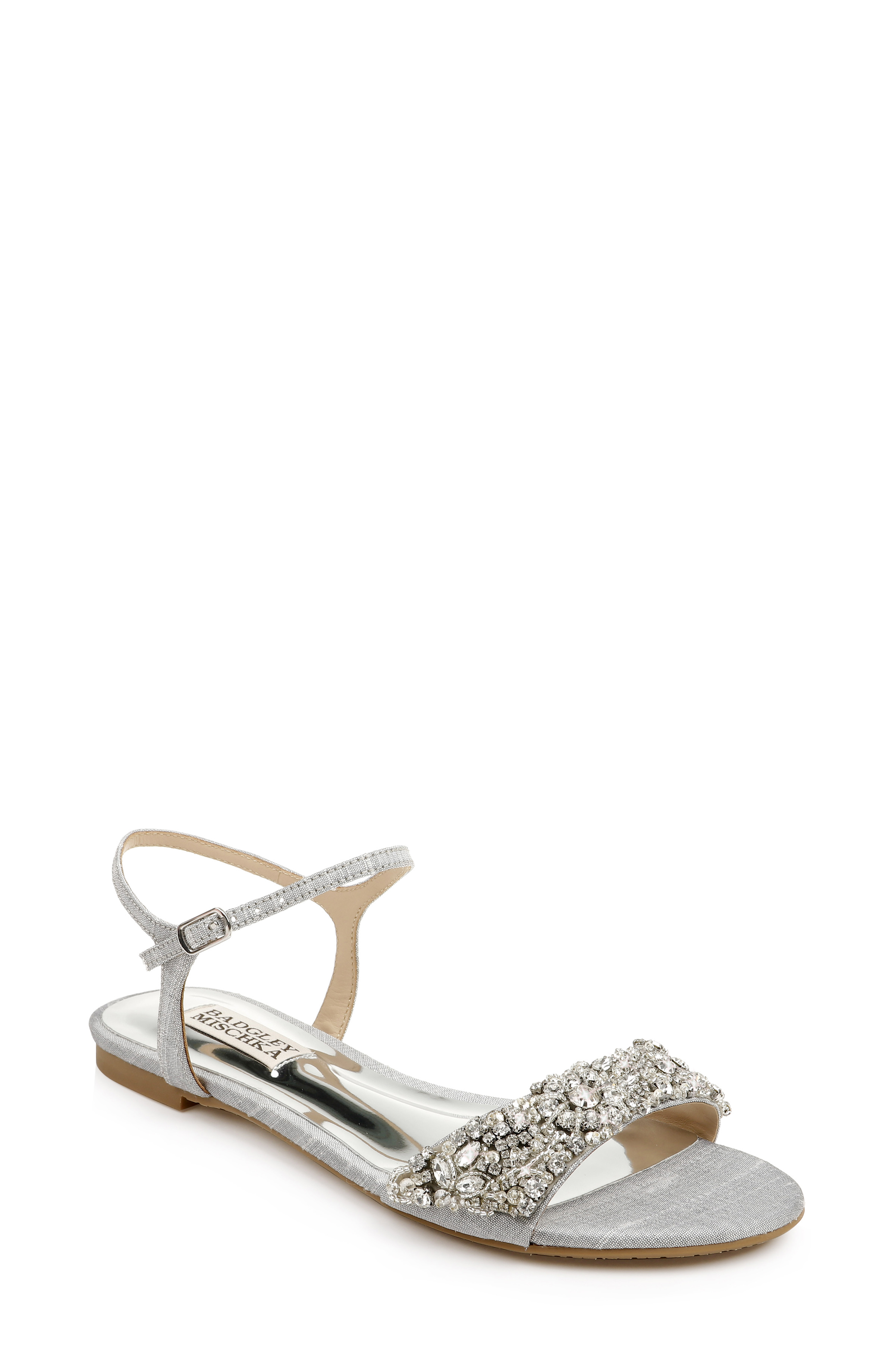 badgley mischka querida embellished sandal