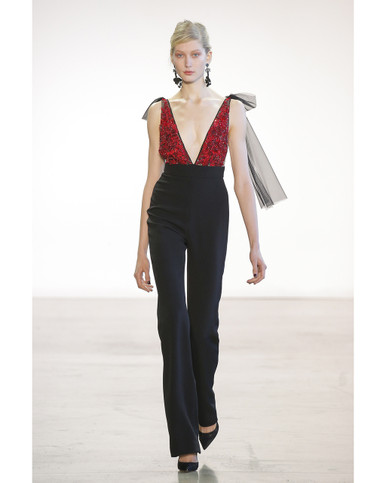 badgley mischka emma jumpsuit