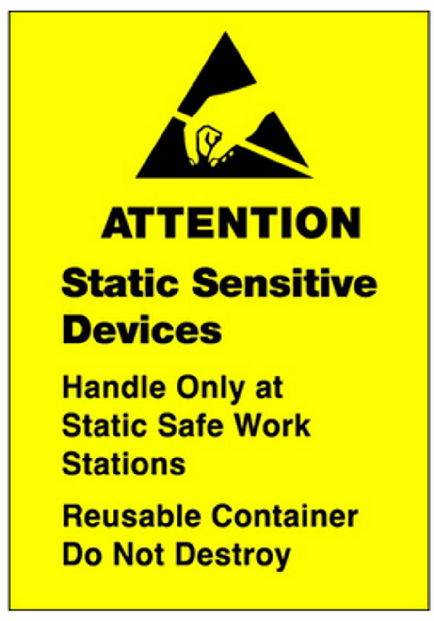 Static Sensitive Devices