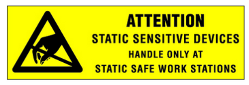 "Attention - Static Sensitive Devices"