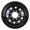 16 x 6 Steel Wheel Black Modular 8 x 6.5 - Heavy Duty