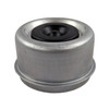 2.45" EZ Lube Dust Grease Cap w/ Rubber Plug