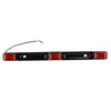 14" Black 3 Lamp Identification Light Bar Rear  - LED