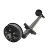 4400 lb 89.5 HF 59.25 ID Torsion Axle 22 Down Electric Brake 6x5.5