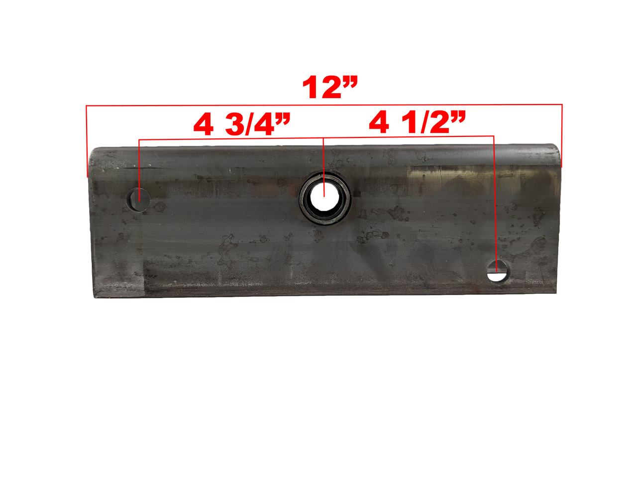 12" Slipper Spring Equalizer for 2" Springs - 9/16" Front & Rear Hole