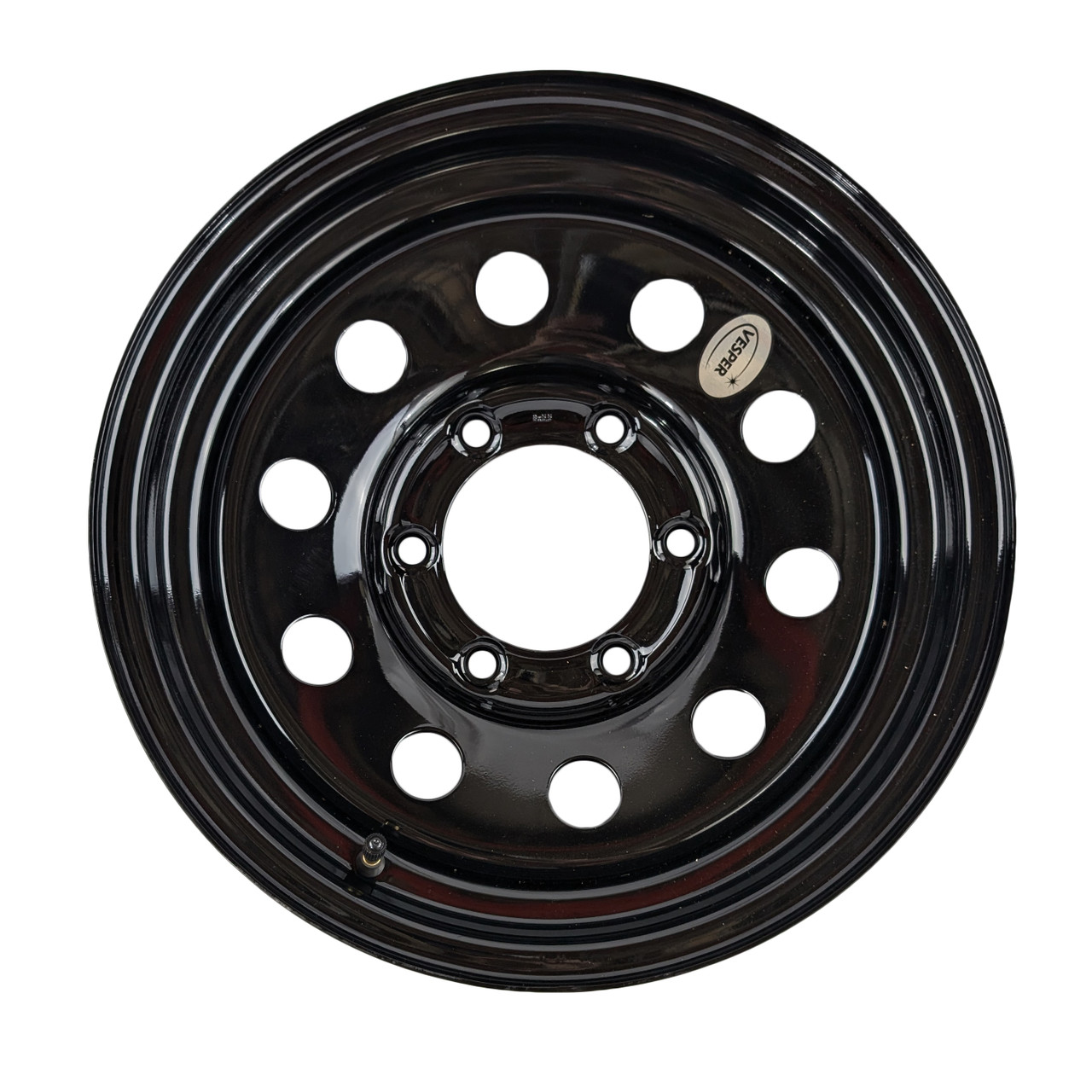 15 x 6 Steel Wheel Black Modular 6 x 5.5