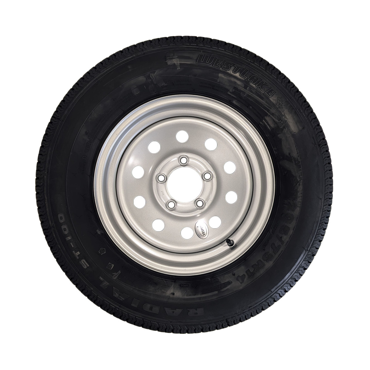 Westlake 205/75R14 Tire & Wheel Silver Modular 5x4.5 - LRD
