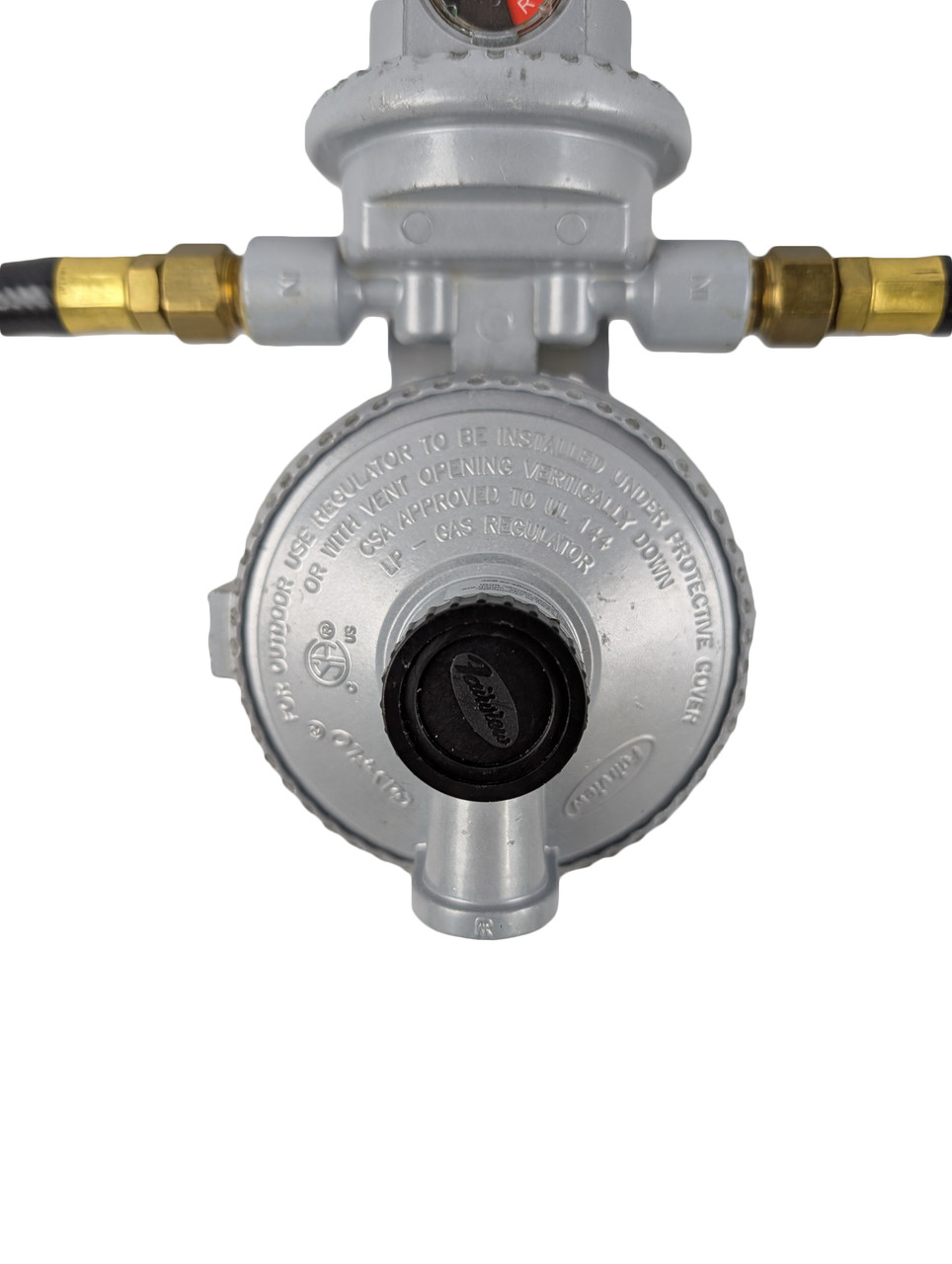 Dual LP Tank Auto Changeover Regulator - With 12" Hoses