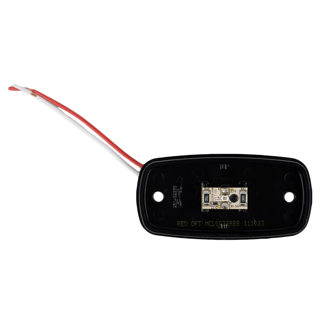 Optronics 4" x 2" Red Clearance Marker Light 1 Diode - LED