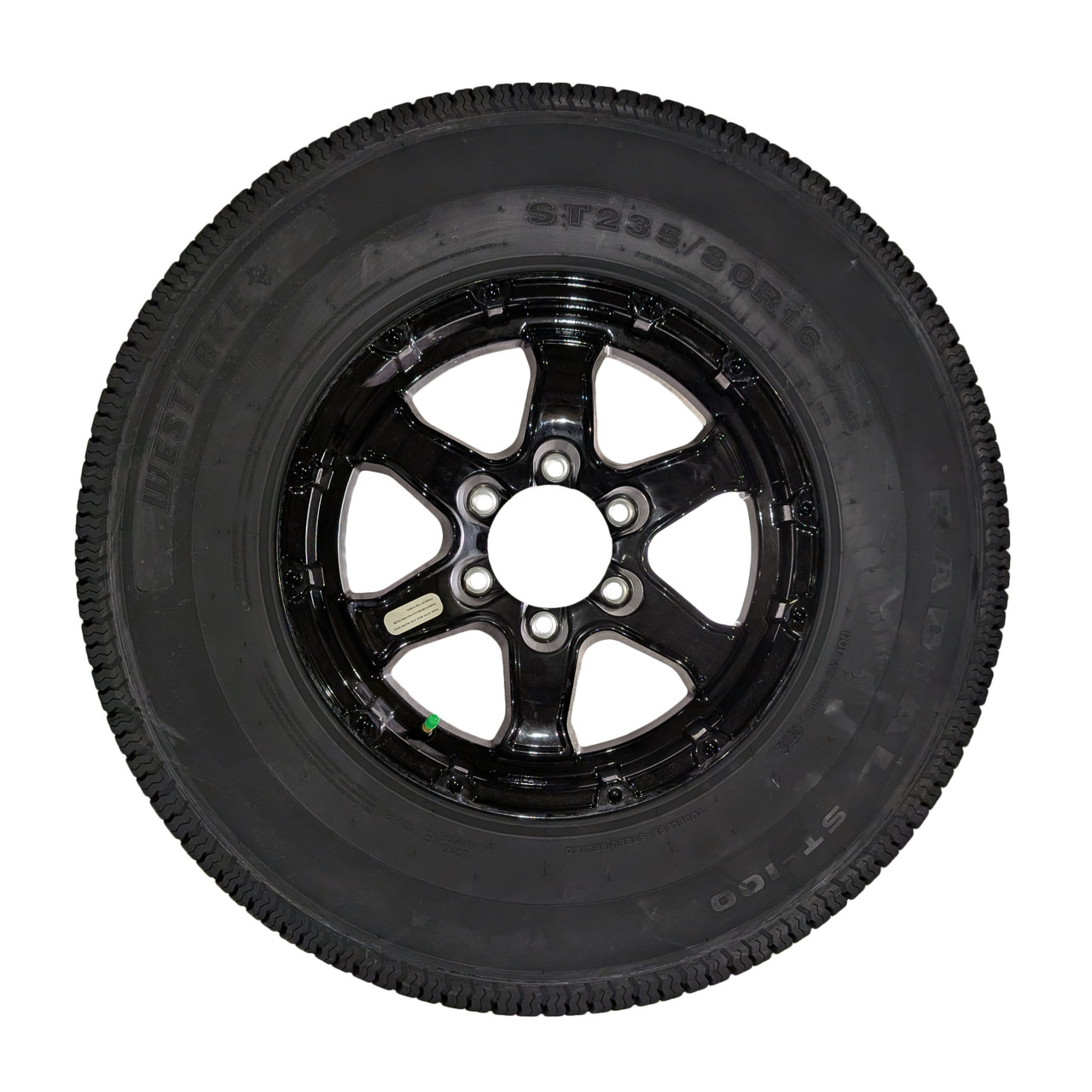 Westlake 235/80R16 Tire & Wheel Lion Matte Black 6x5.5 - LRE
