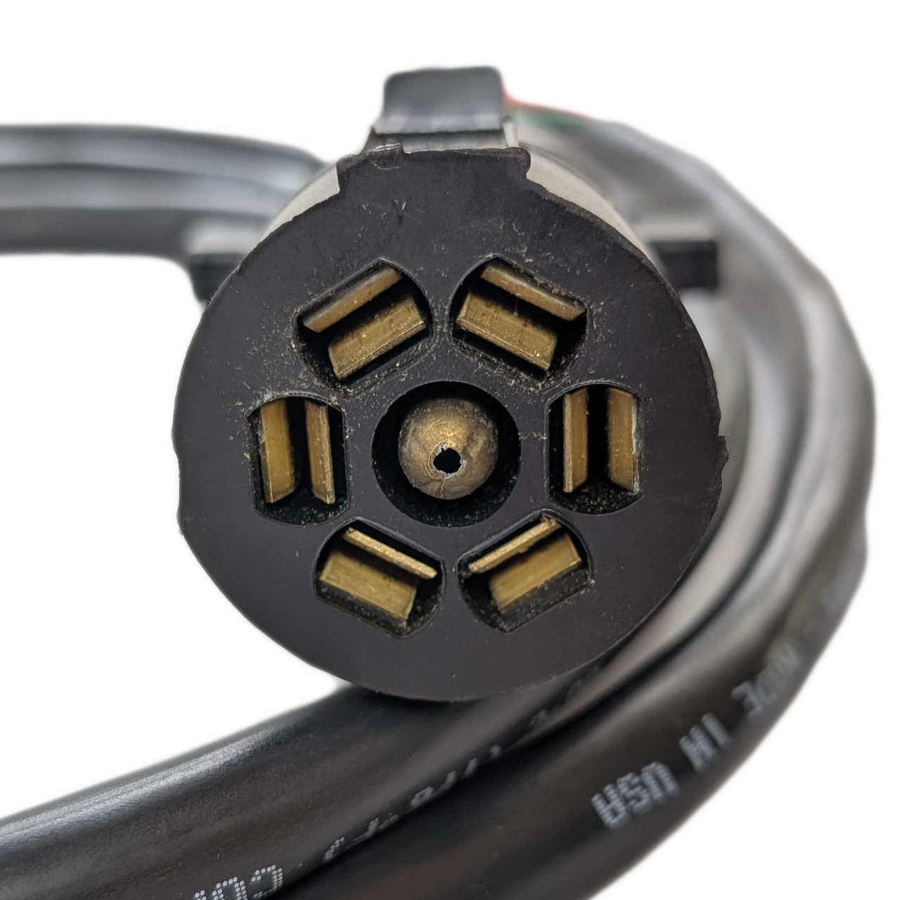 7 Way RV Blade 8' Trailer Cord w/ Plug Pigtail