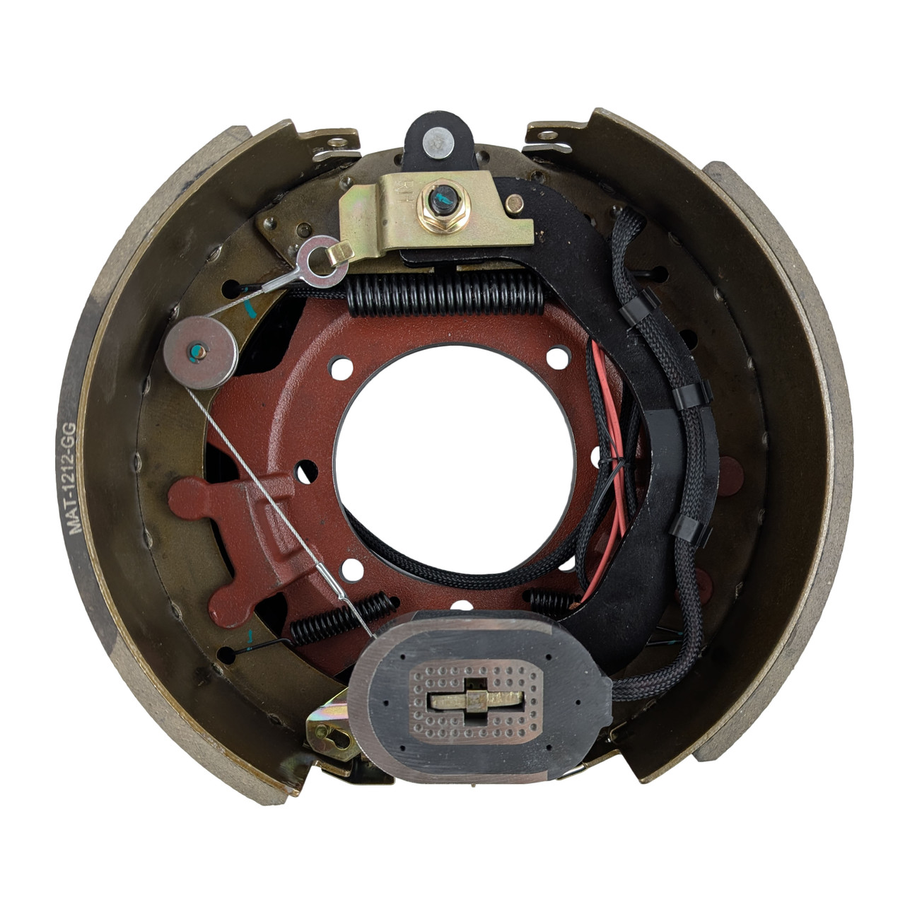 12 1/4" x 5" Electric Brake Assembly Right - 7 Hole - Self-Adjusting - 12K - 16K