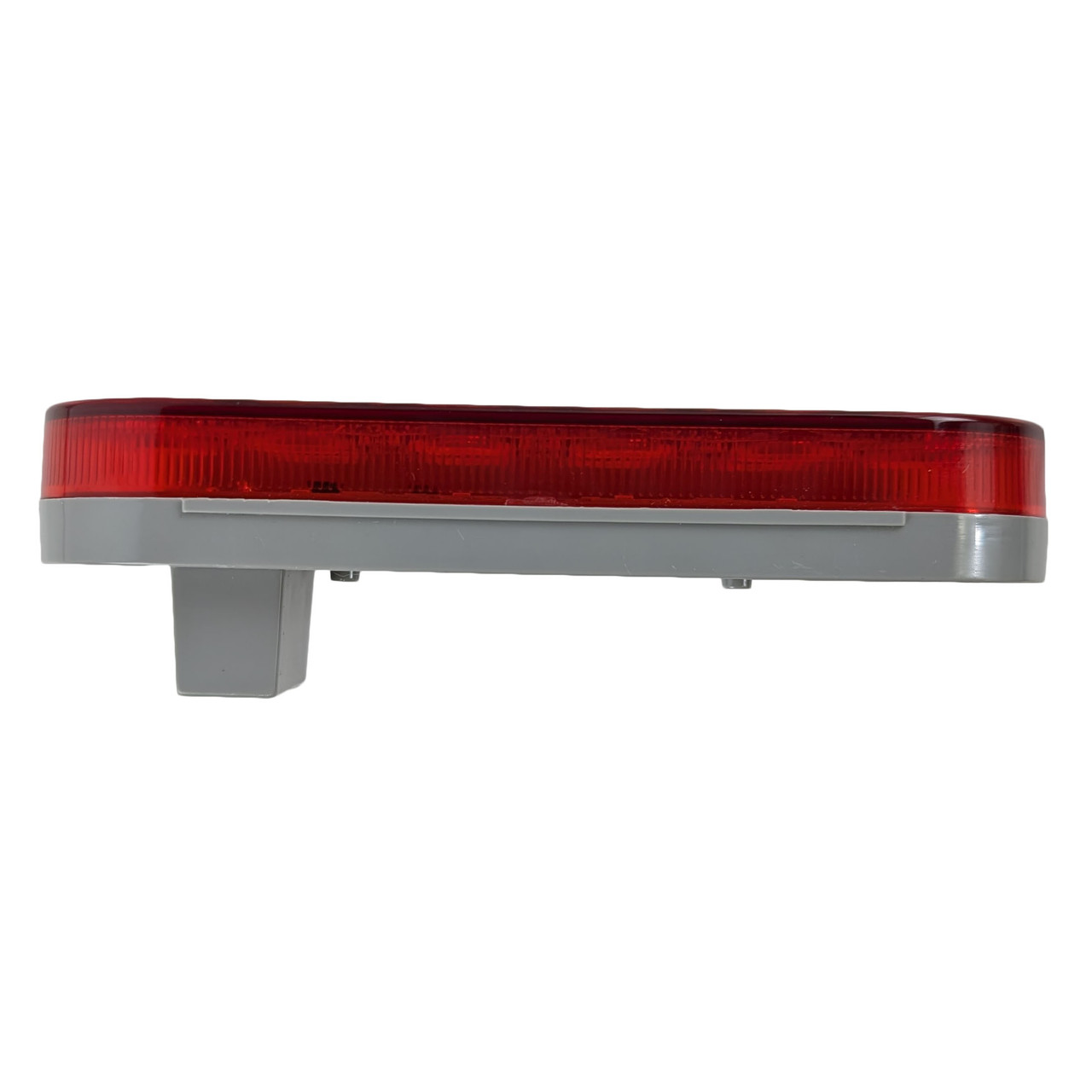 6" Oval LED Red Brake Tail Light Grommet Mount