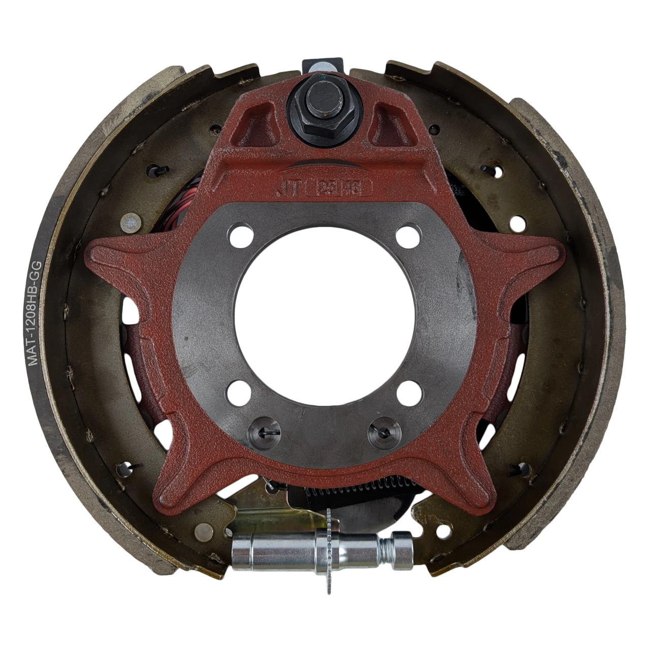 12 1/4" x 2 1/2" Electric Brake Assembly Left - 4 Hole - Self-Adjusting - 7.2K - 8K