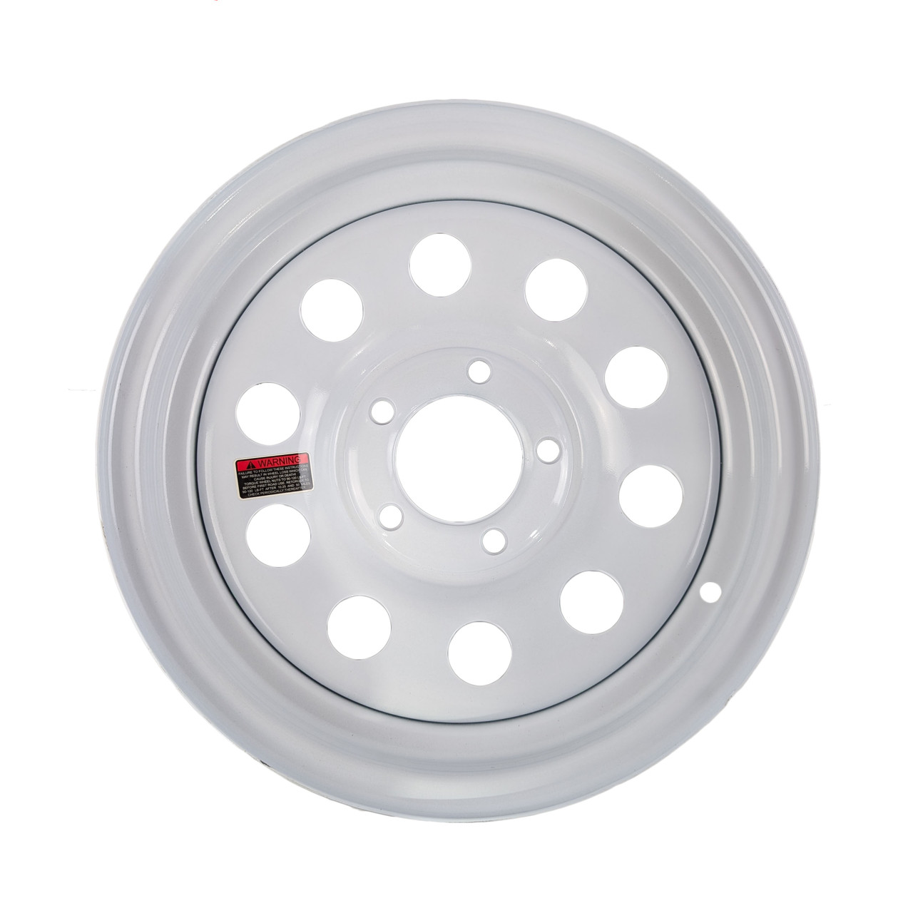 14 x 5.5 Steel Wheel White Modular 5 x 4.5