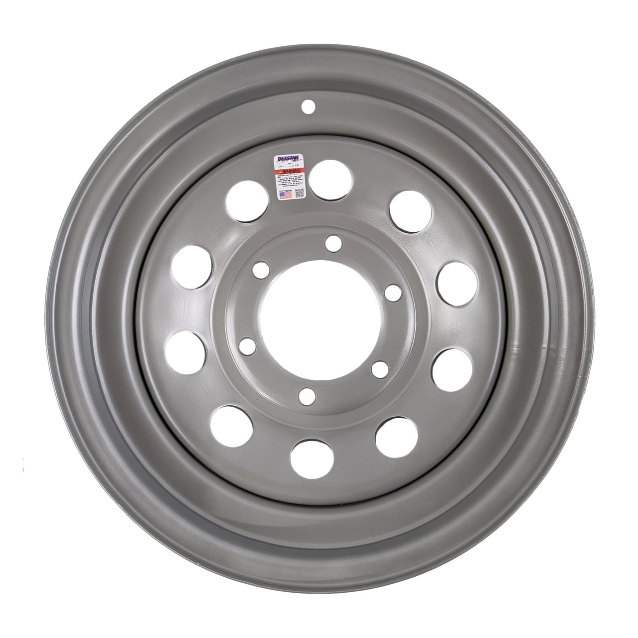 15 x 6 Steel Wheel Silver Modular 6 x 5.5