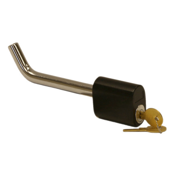 5/8” Black Truck Trailer Receiver Hitch Pin Lock – 2 Keys Included, Class 5, ROINROJI