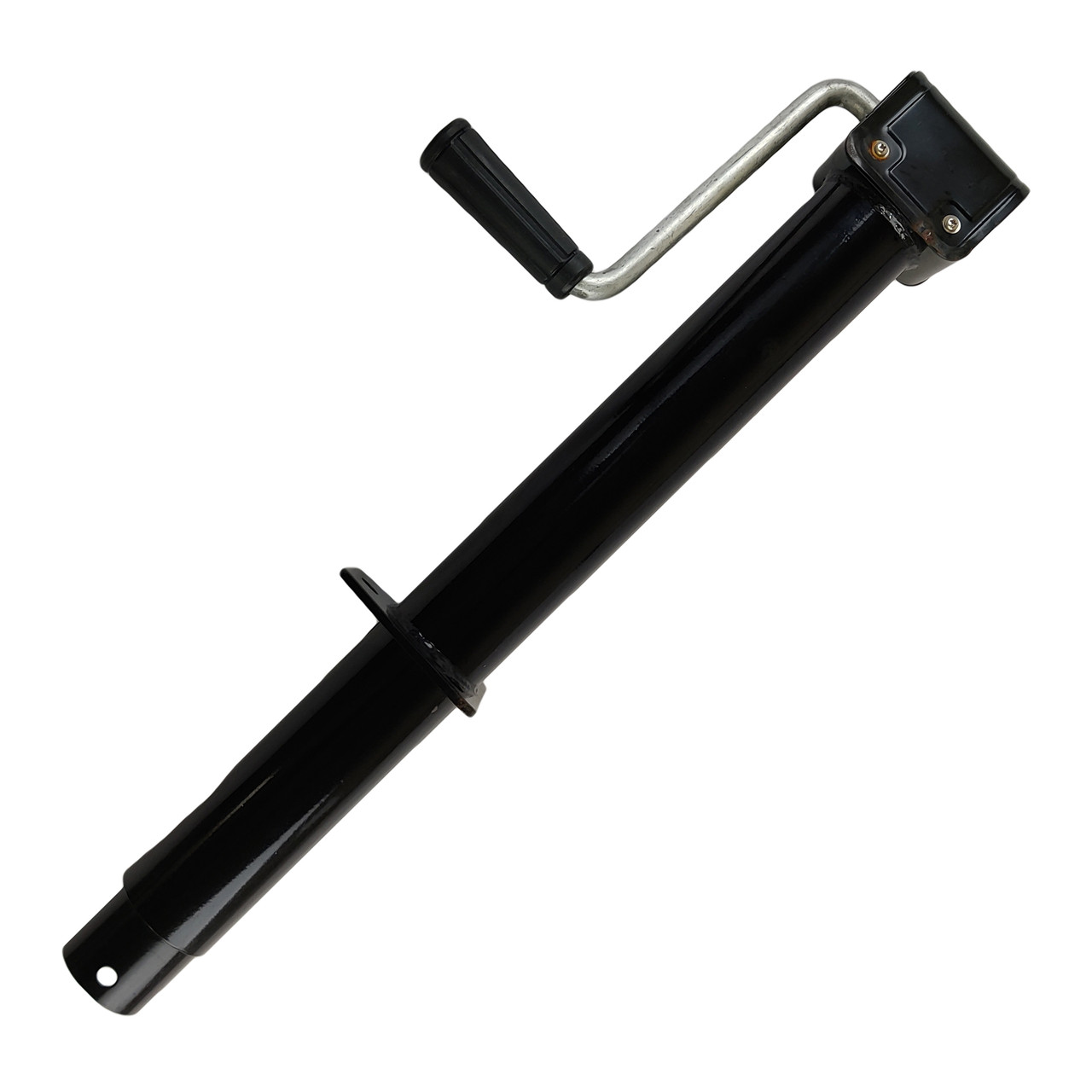 Round Sidewind A Frame Tongue Jack - 2000lb - Black