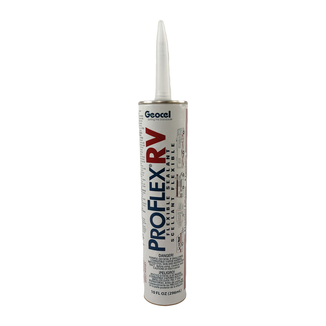 Geocel ProFlex 10oz Flexible Sealant Crystal Clear Apex Trailer Supply