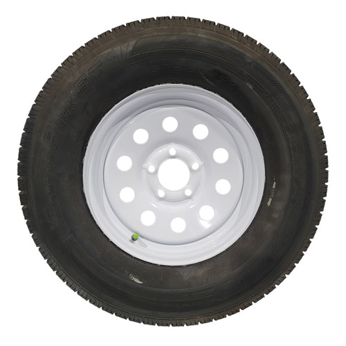 Castle Rock 225/75R15 Tire & Wheel White Modular 5x4.5 Apex Trailer