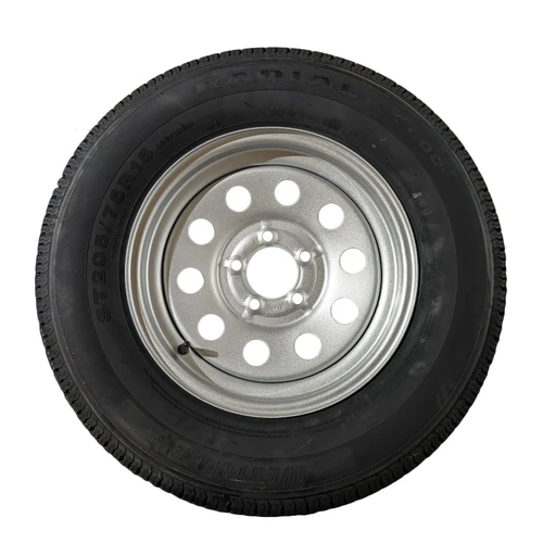 Westlake 205/75R15 Tire & Wheel Silver Modular 5x4.5 - LRD