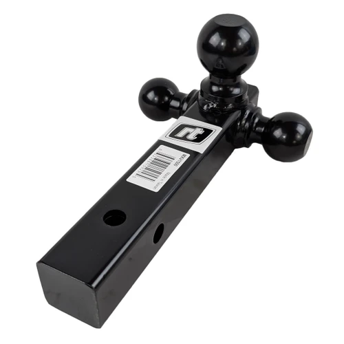 Tow-Rite Triple Ball Mount 2" Receiver - Black - Tri Ball