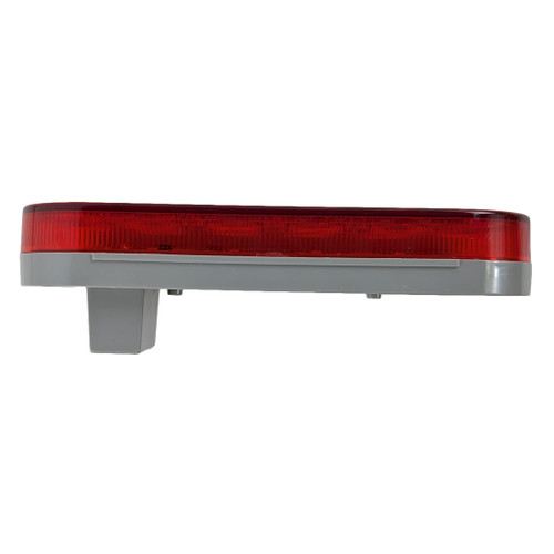 6" Oval LED Red Brake Tail Light Grommet Mount