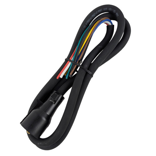 7 Way RV Blade 6' Trailer Cord w/ Plug Pigtail