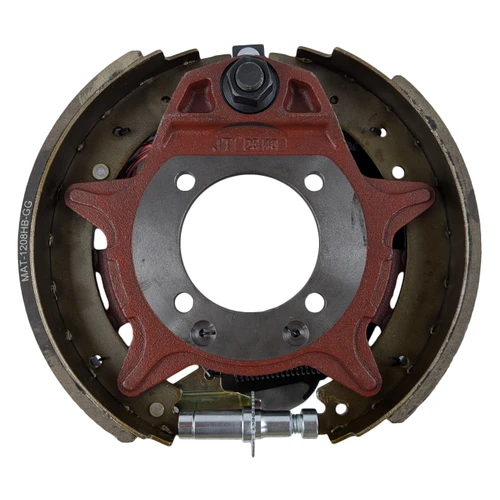 12 1/4" x 2 1/2" Electric Brake Assembly Left - 4 Hole - Self-Adjusting - 7.2K - 8K